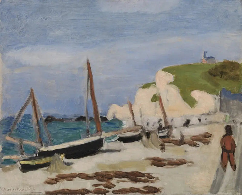 Den svarte båten (Den svarte båten) - Henri Matisse