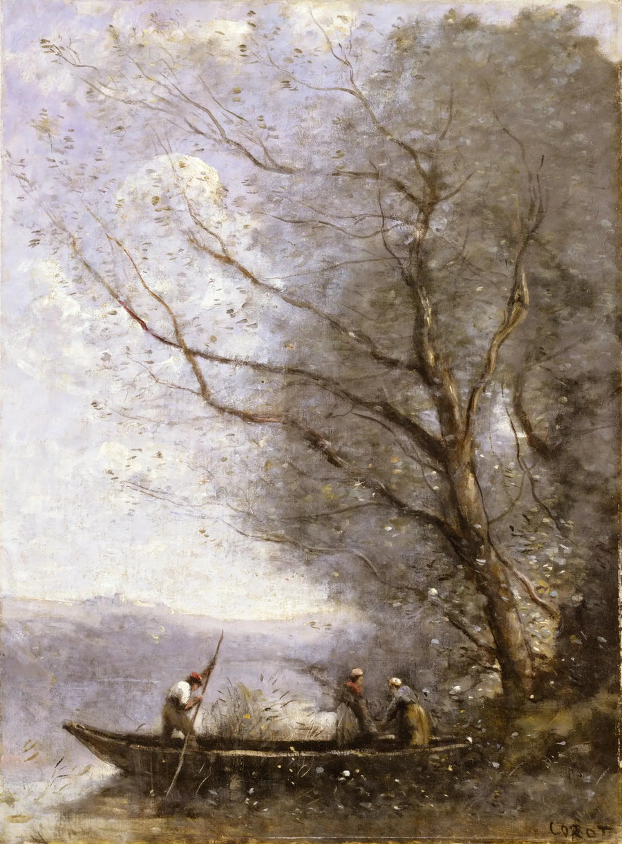 Le Båtbyggeren - Jean-Baptiste Camille Corot