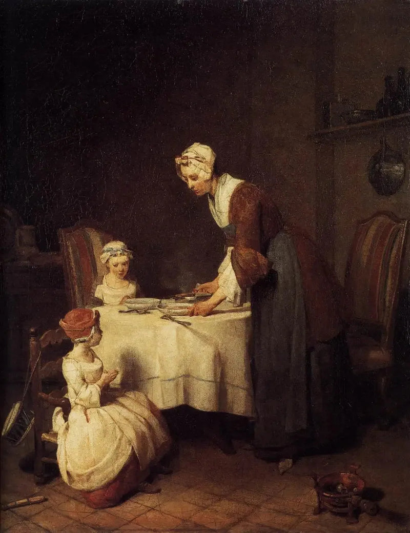 Velsignelsen - Jean Siméon Chardin