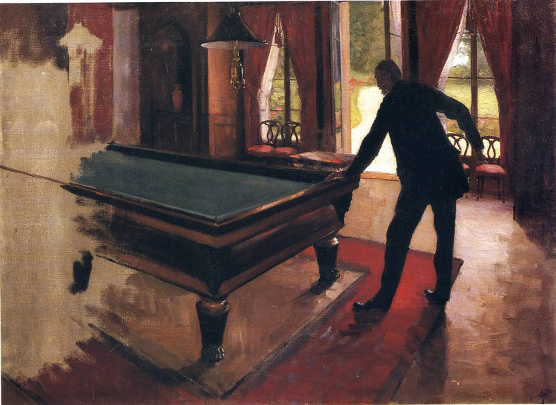 Biljard - Gustave Caillebotte