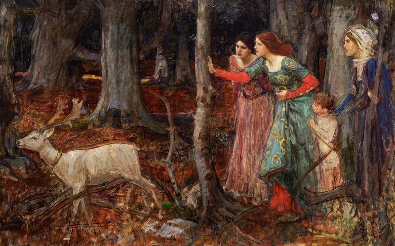 Det mystiske treet - John William Waterhouse