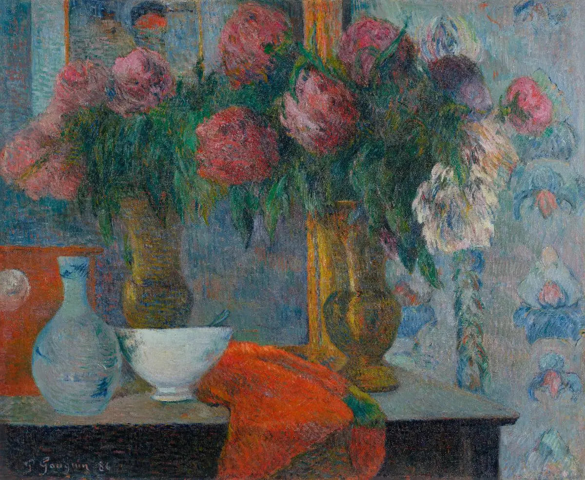Le Bol blanc - Paul Gauguin image 1 copie de tableau peinte à la main