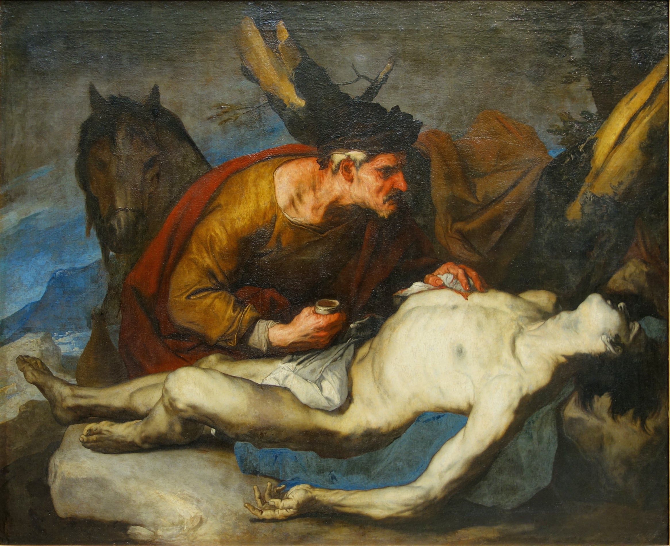 Le Bon Samaritain - Luca Giordano - Alpha Reproduction