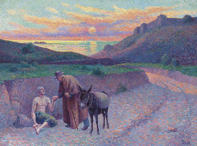 Den gode samaritan - Maximilien Luce