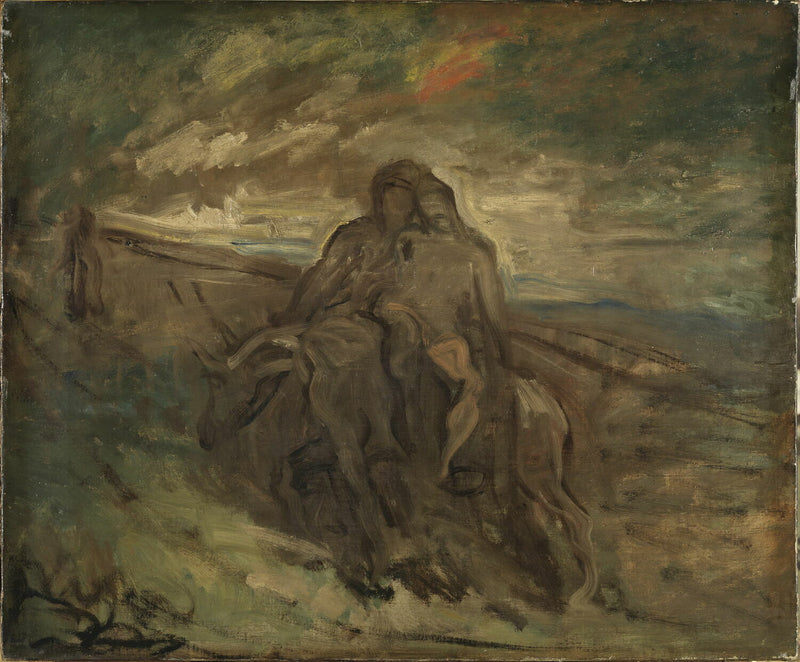 Den gode samaritan - Théodore Chassériau