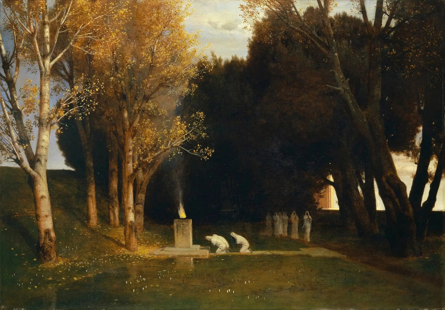 Den hellige skog - Arnold Böcklin

Source:
Le bosquet sacré - Arnold Böcklin