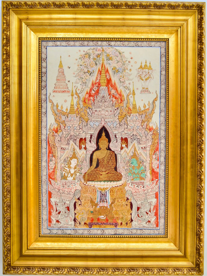 Den hvite Buddha | 70 x 105 cm