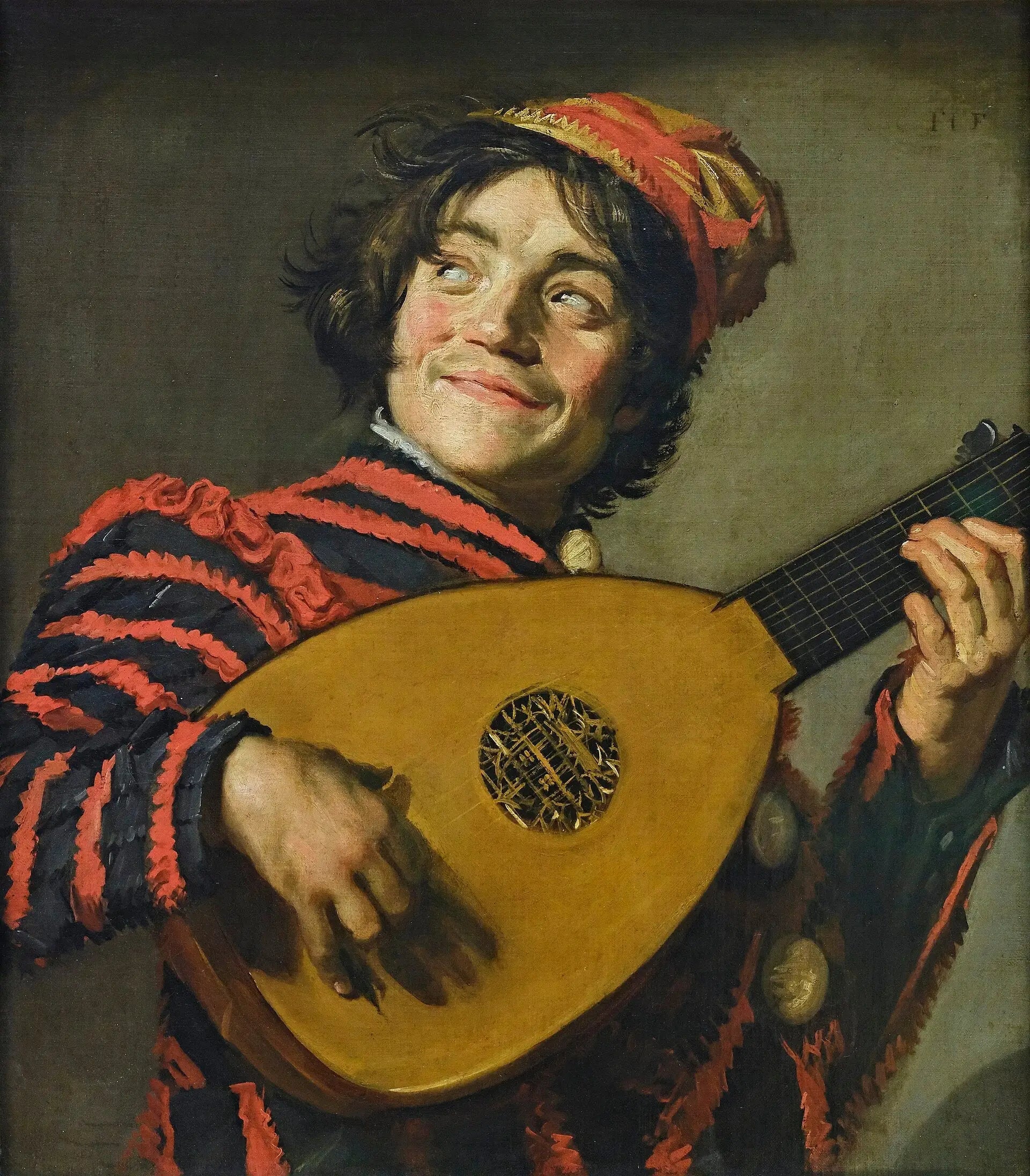 Le Bouffon au luth - Frans Hals image 1 tableau peint à l’huile sur toile