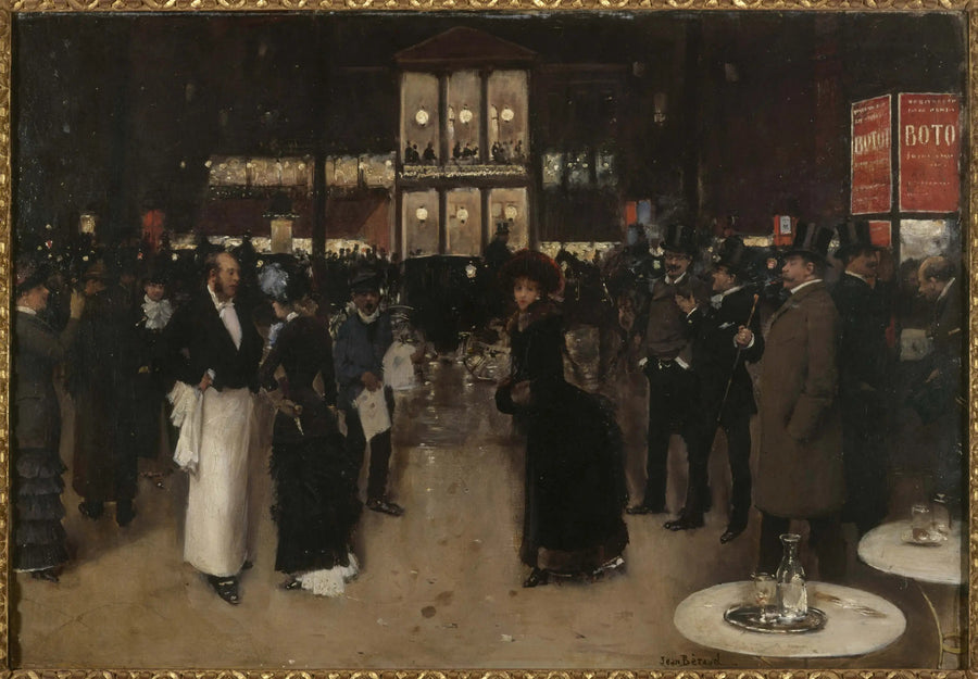 Boulevard Montmartre, om natten, foran Variété-teatret - Jean Béraud

Source:
Le boulevard Montmartre, la nuit, devant le théâtre des Variétés - Jean Béraud