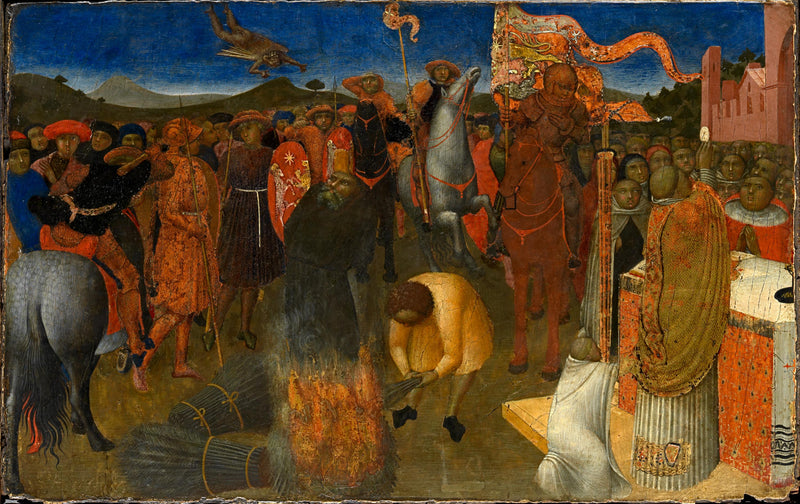 Bålet til en kjetter - Stefano di Giovanni (Sassetta)