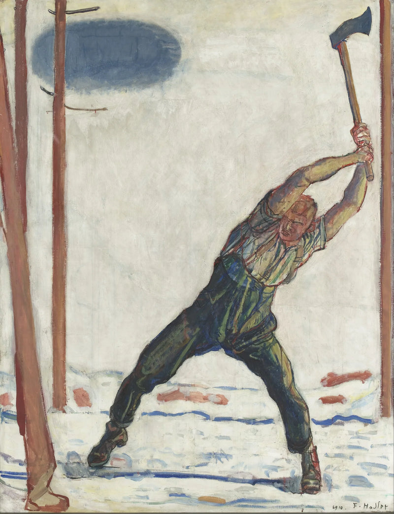 Tømmerhuggeren - Ferdinand Hodler