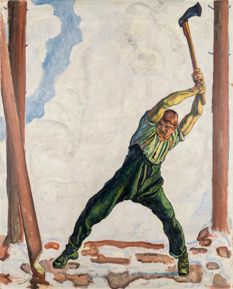Tømmeren - Ferdinand Hodler