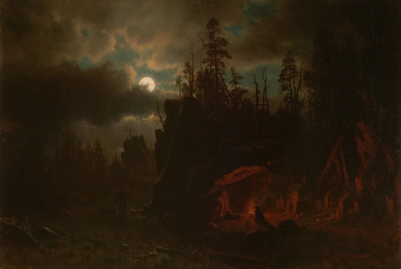 Fjellandskap med trappejegere - Albert Bierstadt

Source:
Le camp des trappeurs - Albert Bierstadt