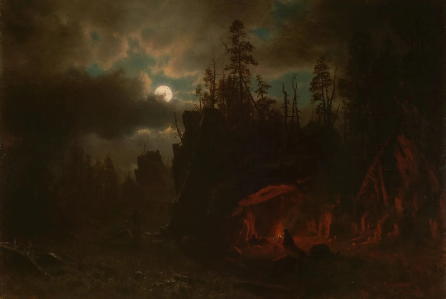 Fjellandskap med trappejegere - Albert Bierstadt

Source:
Le camp des trappeurs - Albert Bierstadt
