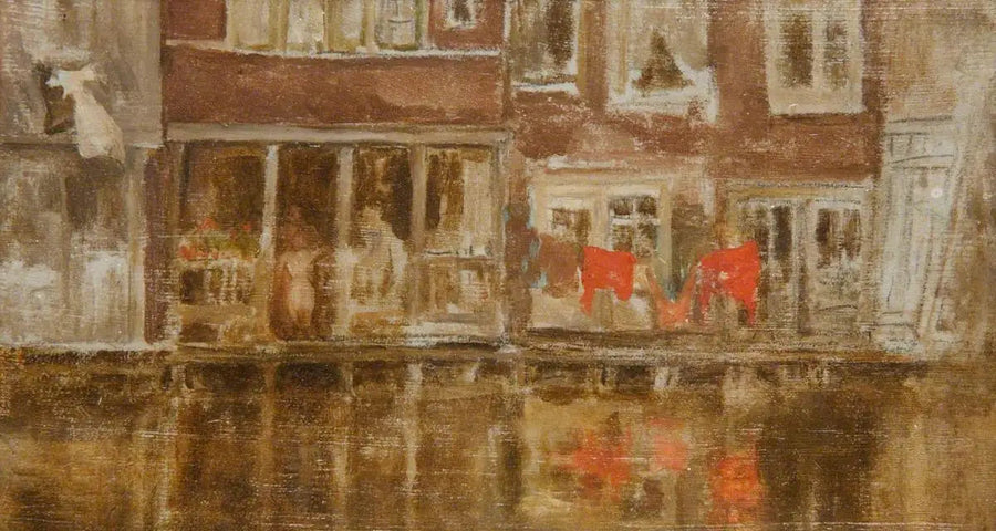 Kanalen i Amsterdam - James Abbott McNeill Whistler