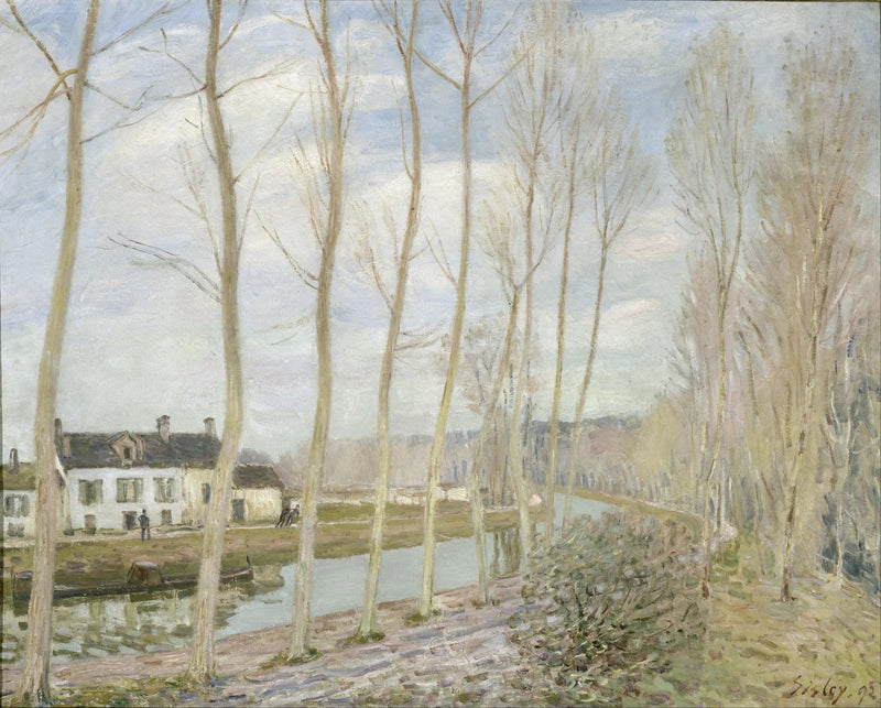 Kanalen ved Loing - Alfred Sisley