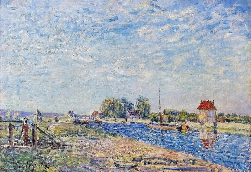 Kanalen ved Loing - Alfred Sisley