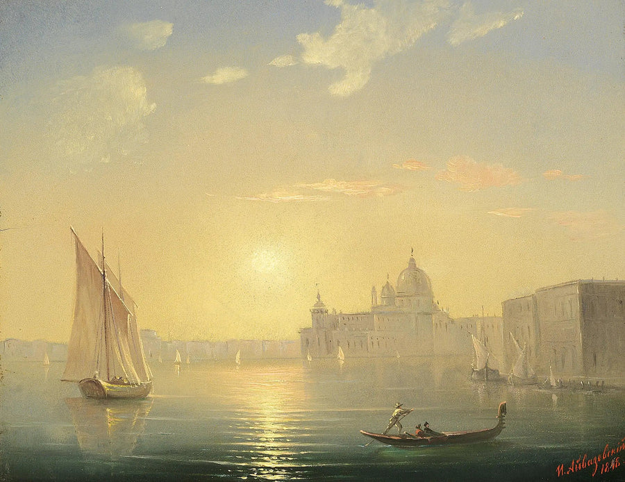 Canal Grande med utsikt over Santa Maria della Salute ved solnedgang. - Ivan Aïvazovski

Source:
Le Canal Grande avec vue sur Santa Maria della Salute au coucher du soleil. - Ivan Aïvazovski