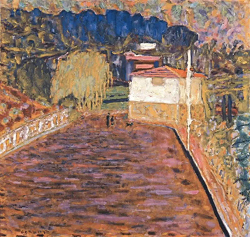 Le Cannet, den rosa veien - Pierre Bonnard