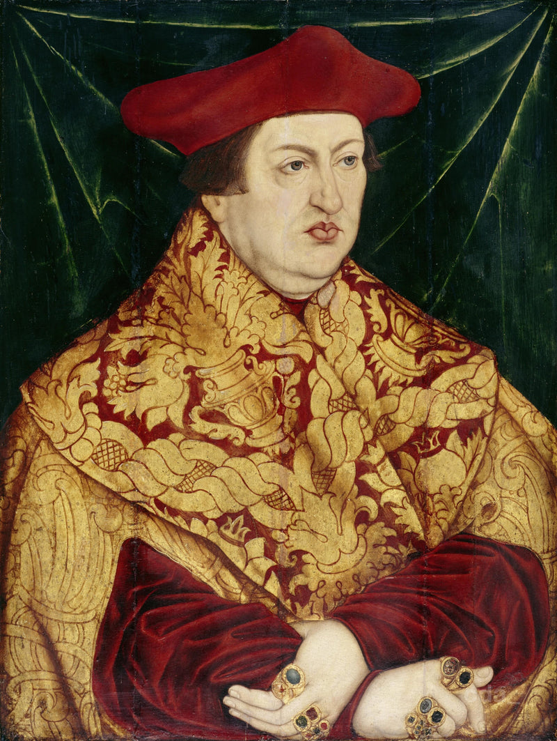 kardinal Albert av Brandenburg - Lucas Cranach den eldre