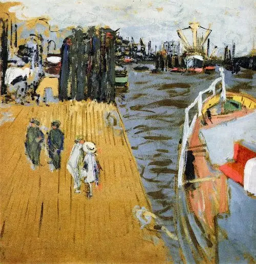 Kai-området, Hamburg - Édouard Vuillard
