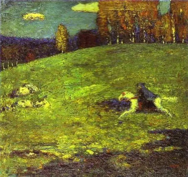 Den blå rytteren - Vassily Kandinsky