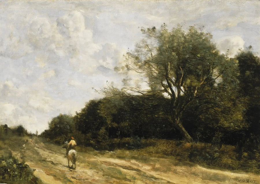 Ridderen på veien - Jean-Baptiste Camille Corot