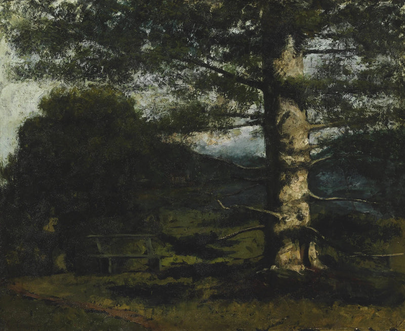 Sedertreet i Hauteville - Gustave Courbet