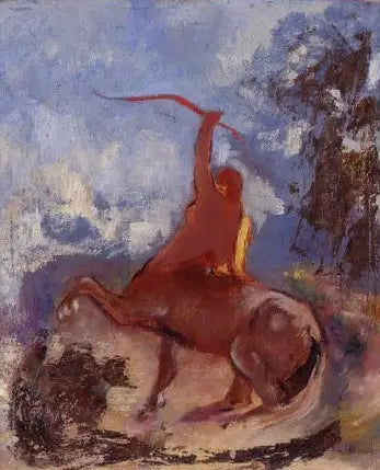 Centaure med bue - Odilon Redon