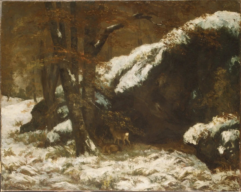 Hjorten - Gustave Courbet