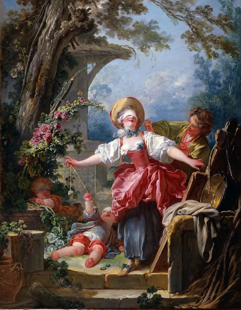 Den blinde geitas - Jean-Honoré Fragonard