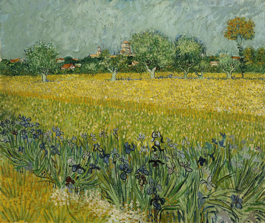 Kornåkeren med iris - Vincent van Gogh