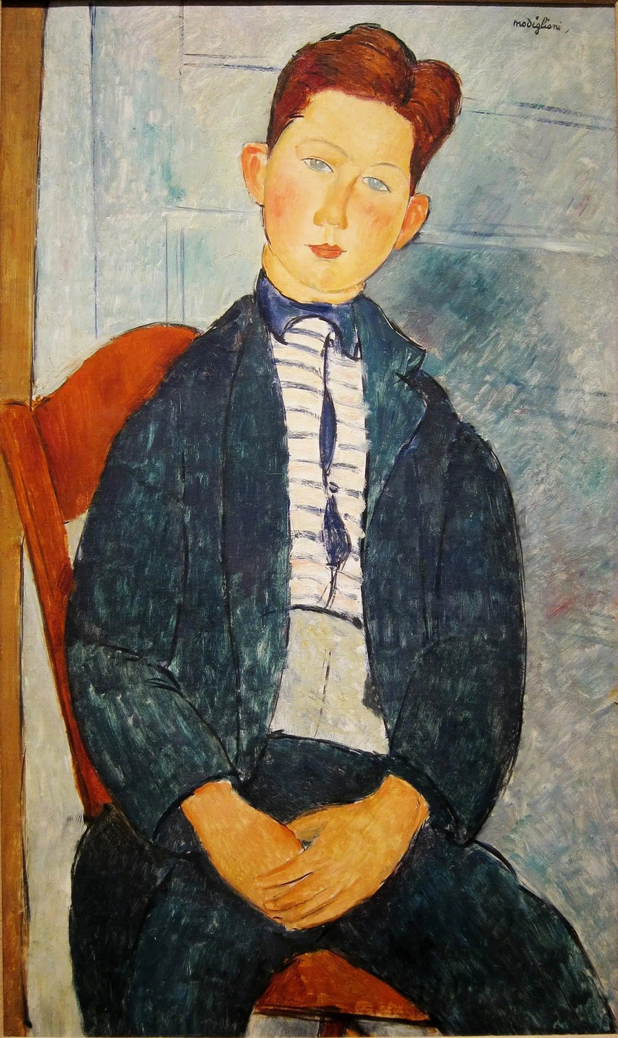 Den stripete genseren - Amedeo Modigliani