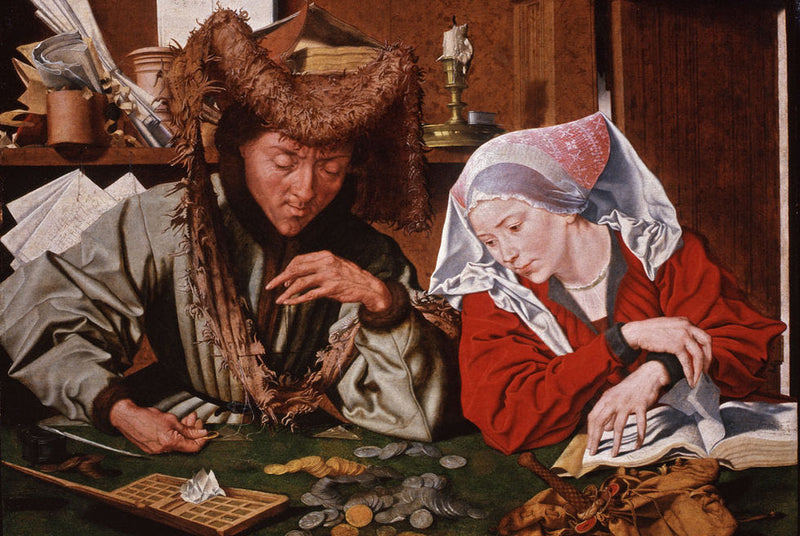 Pengeveksleren og hans kone - Marinus van Reymerswale