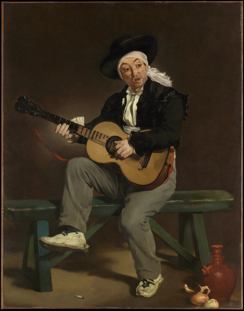 Den spanske sangeren - Édouard Manet