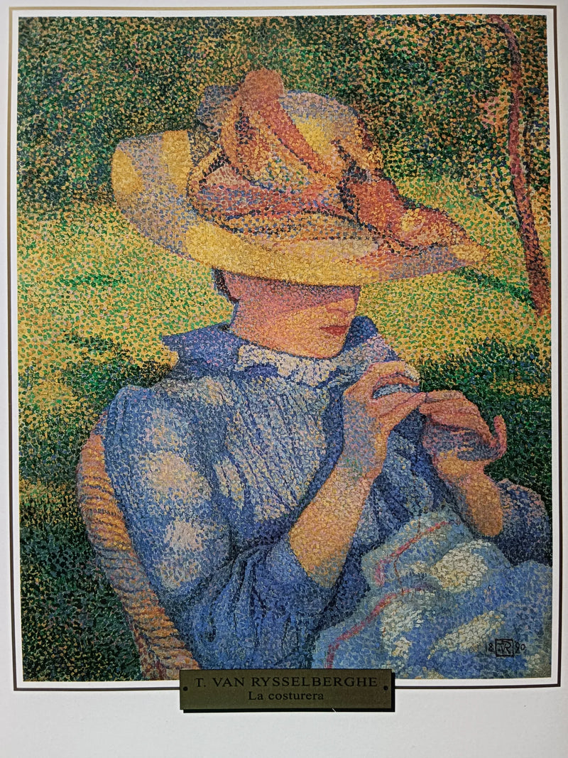 Hatt av strå - Théo van Rysselberghe