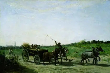 Le chariot d’Arras - Jean-Baptiste Camille Corot - Alpha Reproduction