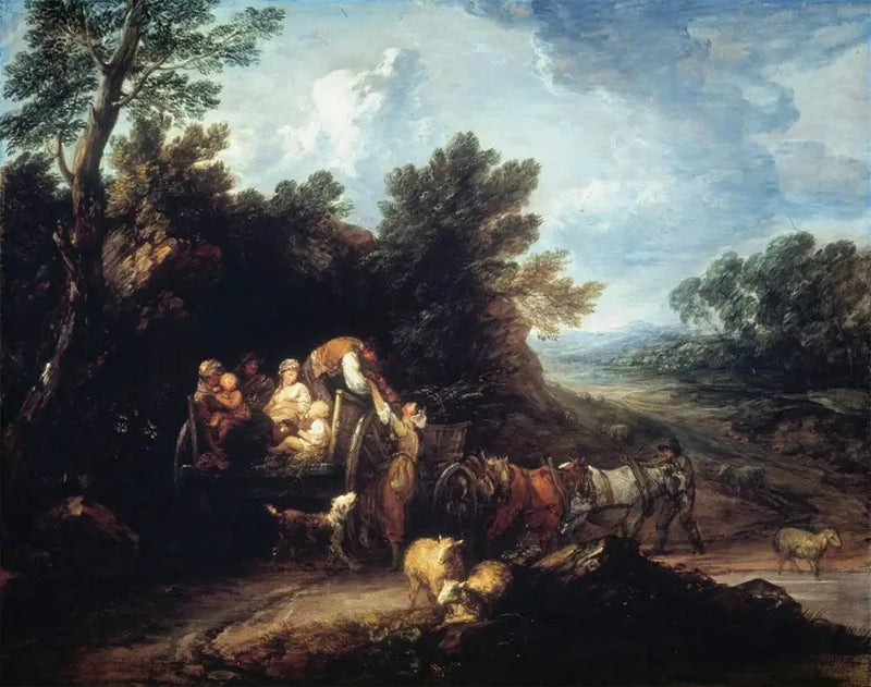 Høstvognen, 1784 - Thomas Gainsborough

Source:
Le chariot de récolte, 1784 - Thomas Gainsborough