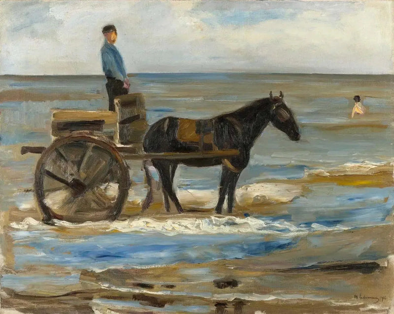 Redningsmannens vogn - Max Liebermann