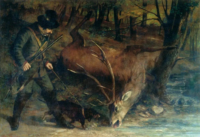 Den tyske jegeren - Gustave Courbet