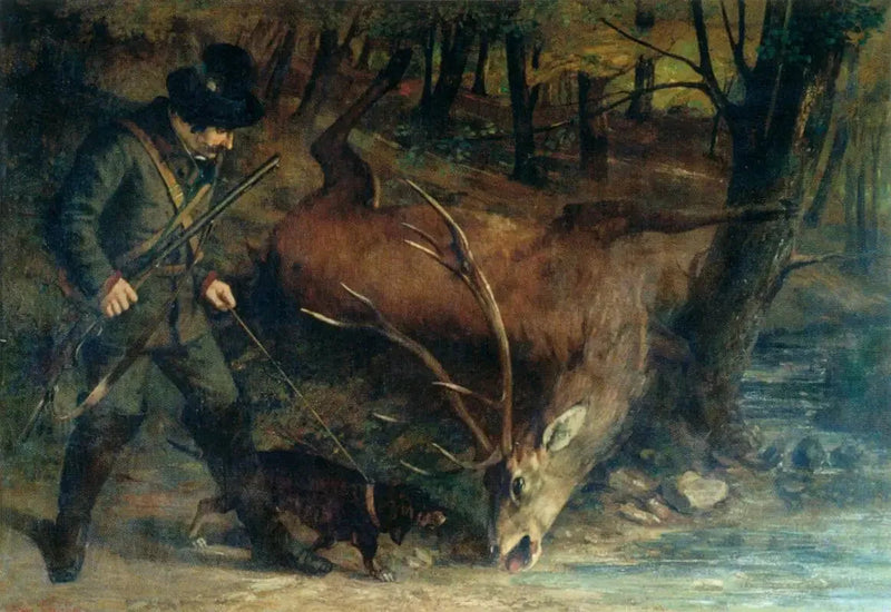 Den tyske jegeren - Gustave Courbet