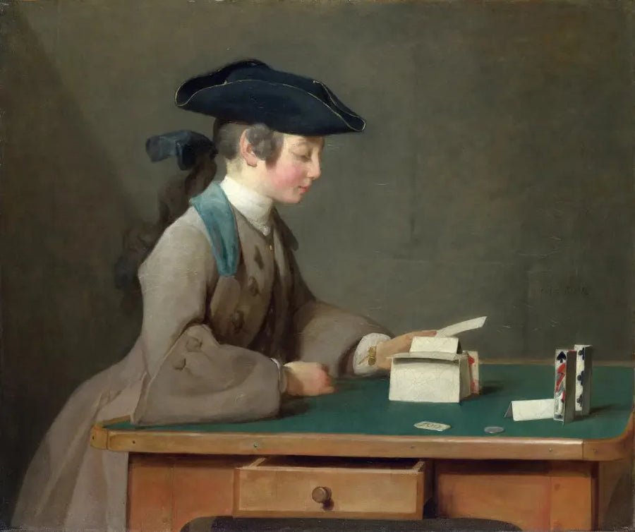 Kortstokkens slott - Jean Siméon Chardin
