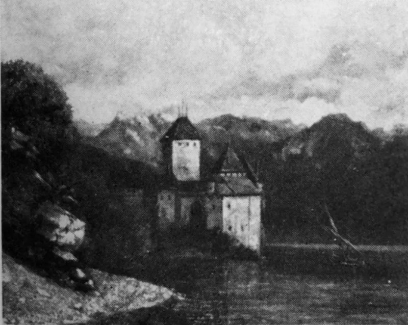Slottet Chillon - Gustave Courbet