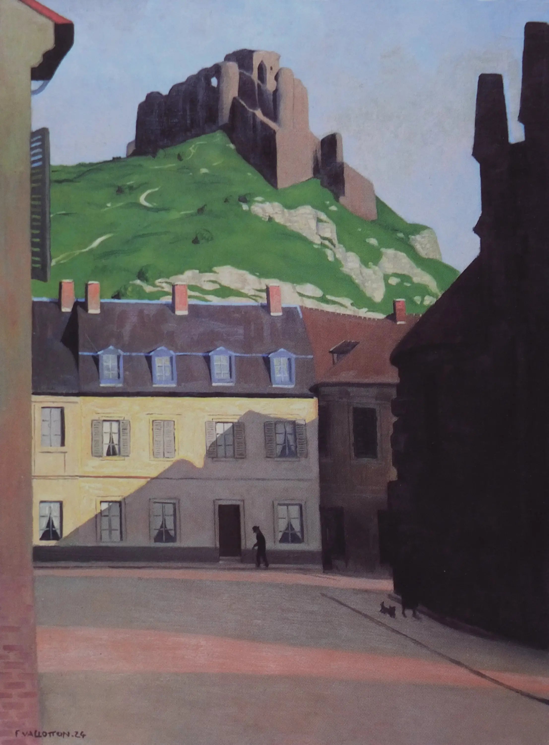 Le Château Gaillard et la Place des Andelys - Félix Vallotton - Alpha Reproduction