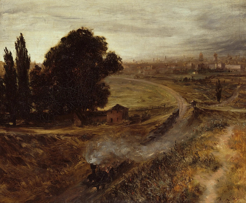 Berlin-Potsdam jernbanestrekning - Adolph von Menzel
