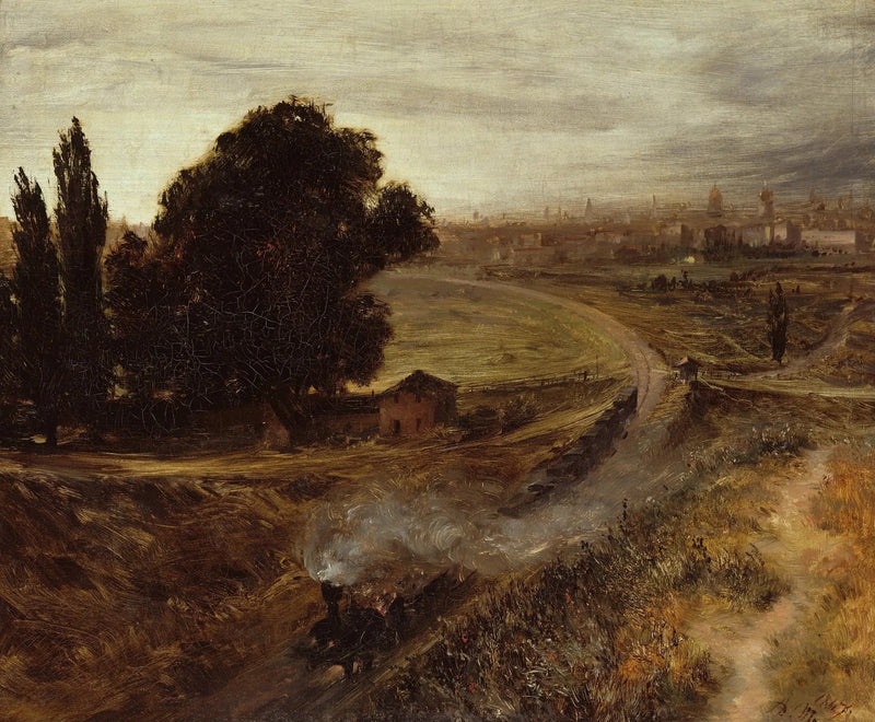 Berlin-Potsdam jernbanestrekning - Adolph von Menzel