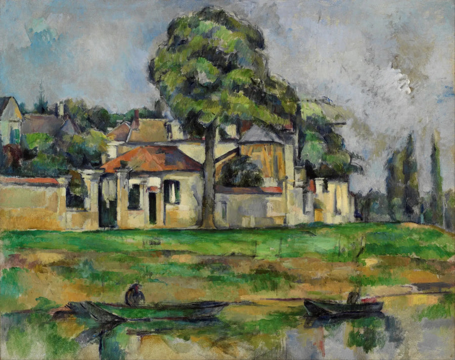 Trekkerstien langs bredden av Marne i Créteil - Paul Cézanne