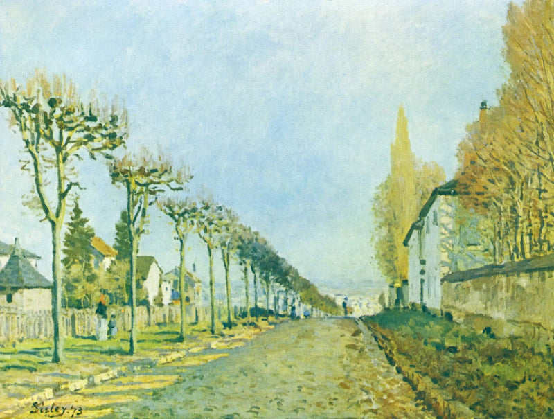 Maskinveien, Louveciennes - Alfred Sisley