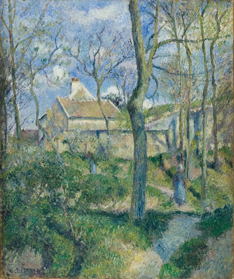 Veien til Pouilleux, Pontoise - Camille Pissarro