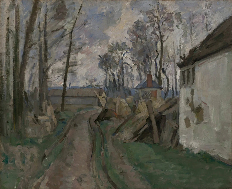 Veien til landsbyen - Paul Cézanne